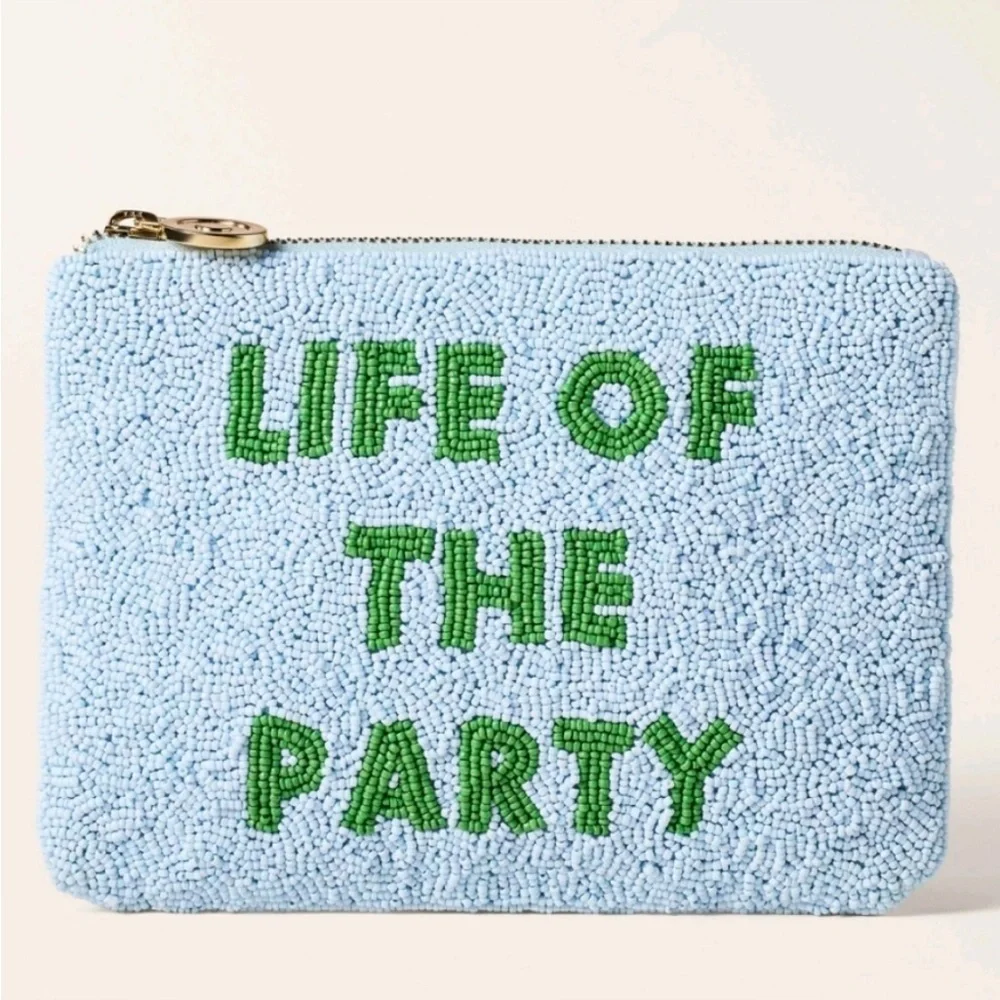 “Life of the Party” Beaded Clutch Blue/Green - Kate Spade New York x Target